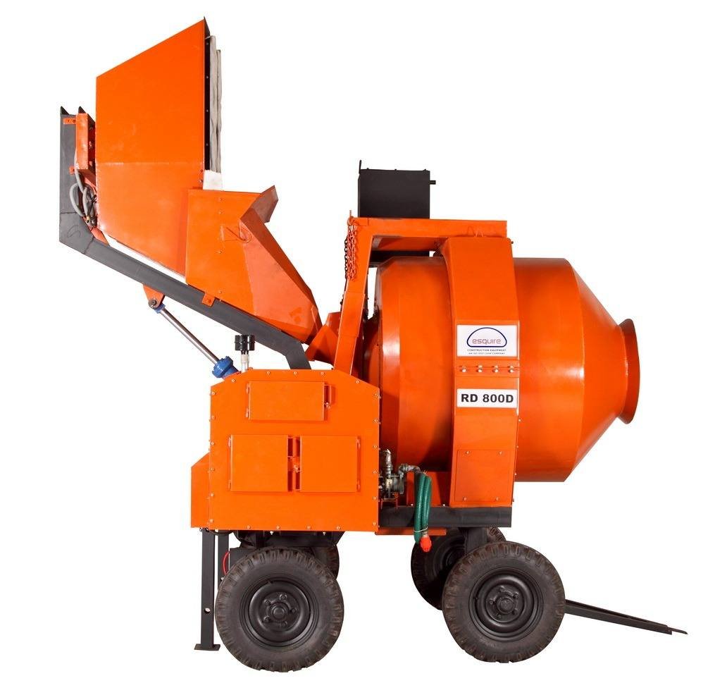 Reversible Drum Concrete Mixer